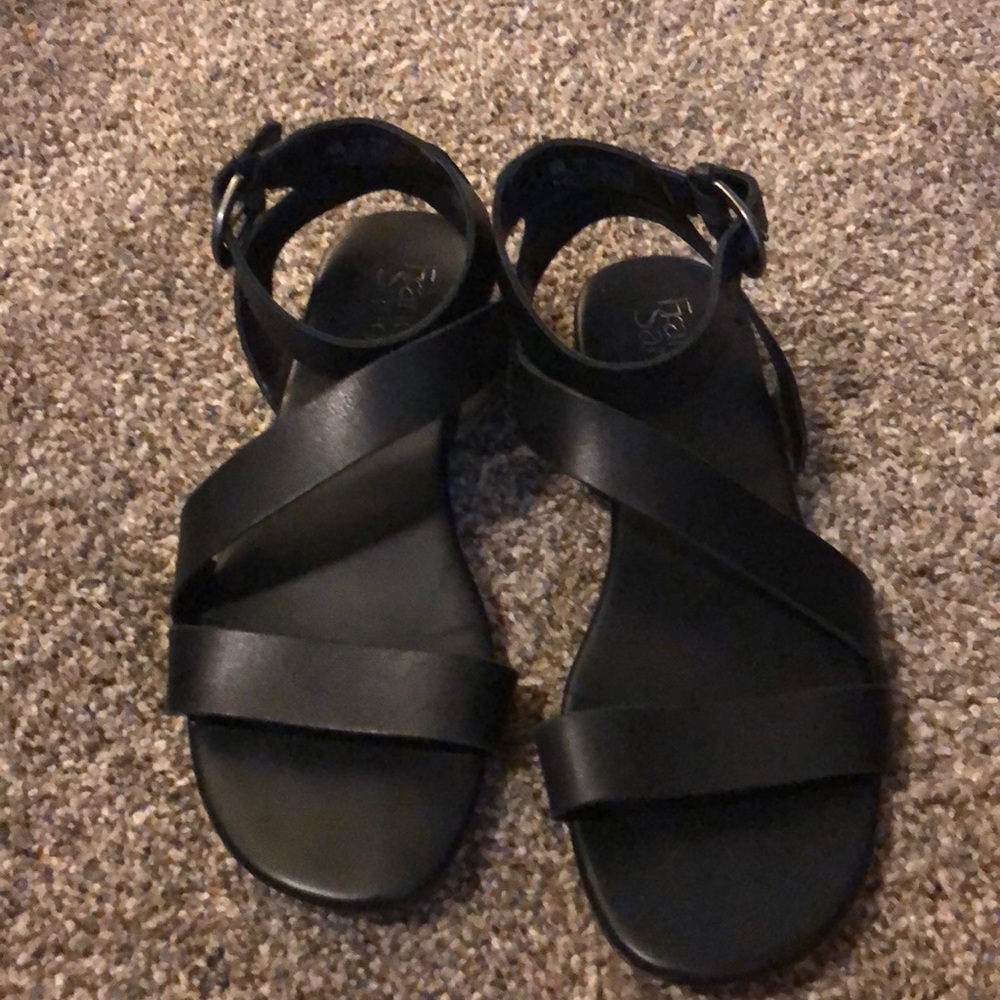 Franco Sarto black sandals